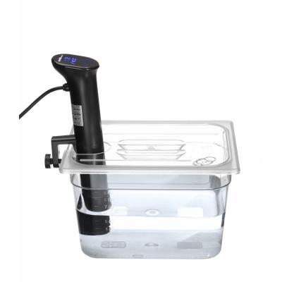 Víko pro polykarbonátové GN nádoby s výřezem pro sous-vide cirkulátor, HENDI, GN 1/2, Průhledná, 265x325mm | 864210